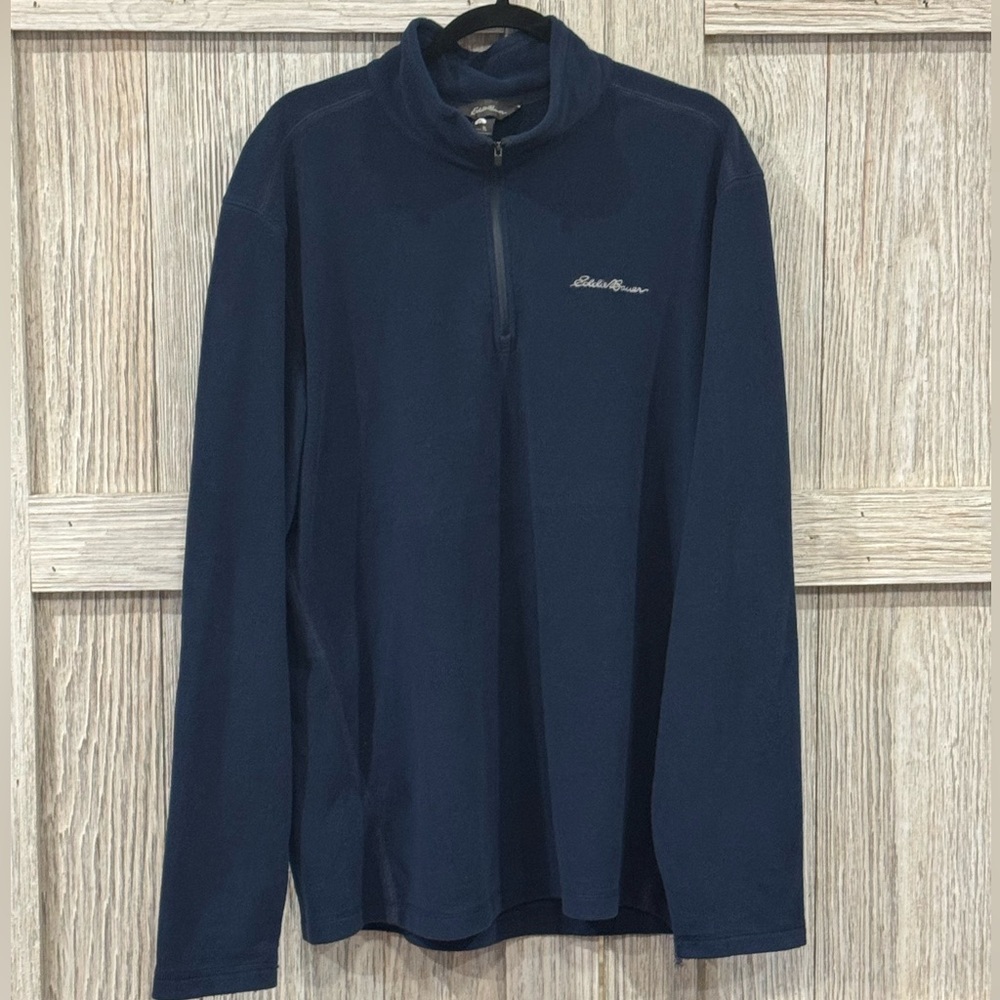 Eddie Bauer pullover sweatshirt 1/4 zip sz TL.